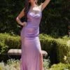 Juliet JT2494S Dress Sleeveless Metallic Fitted Evening Gown(Juliet Jt2494s Dress Sleeveless Metallic Fitted Evening Gown) -Dress Promotion Store JT2494S JULIET PURPLE