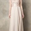 Juno 960 Long A-Line Mother Of The Bride Chiffon Long Sleeve Dress(Juno 960 Long A Line Mother Of The Bride Chiffon Long Sleeve Dress) -Dress Promotion Store JUNO 0960 CHAMPAGNE F1