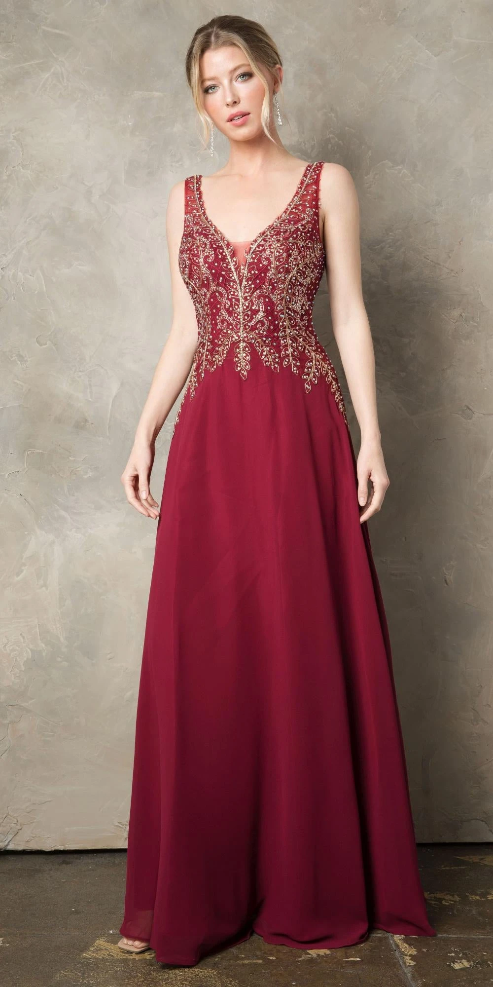 Juno 926 A-Line Long Formal Dress Appliqued Bodice(A Line Long Formal Dress Appliqued Bodice Blush) 3 Juno 926 A-Line Long Formal Dress Appliqued Bodice(A Line Long Formal Dress Appliqued Bodice Blush)