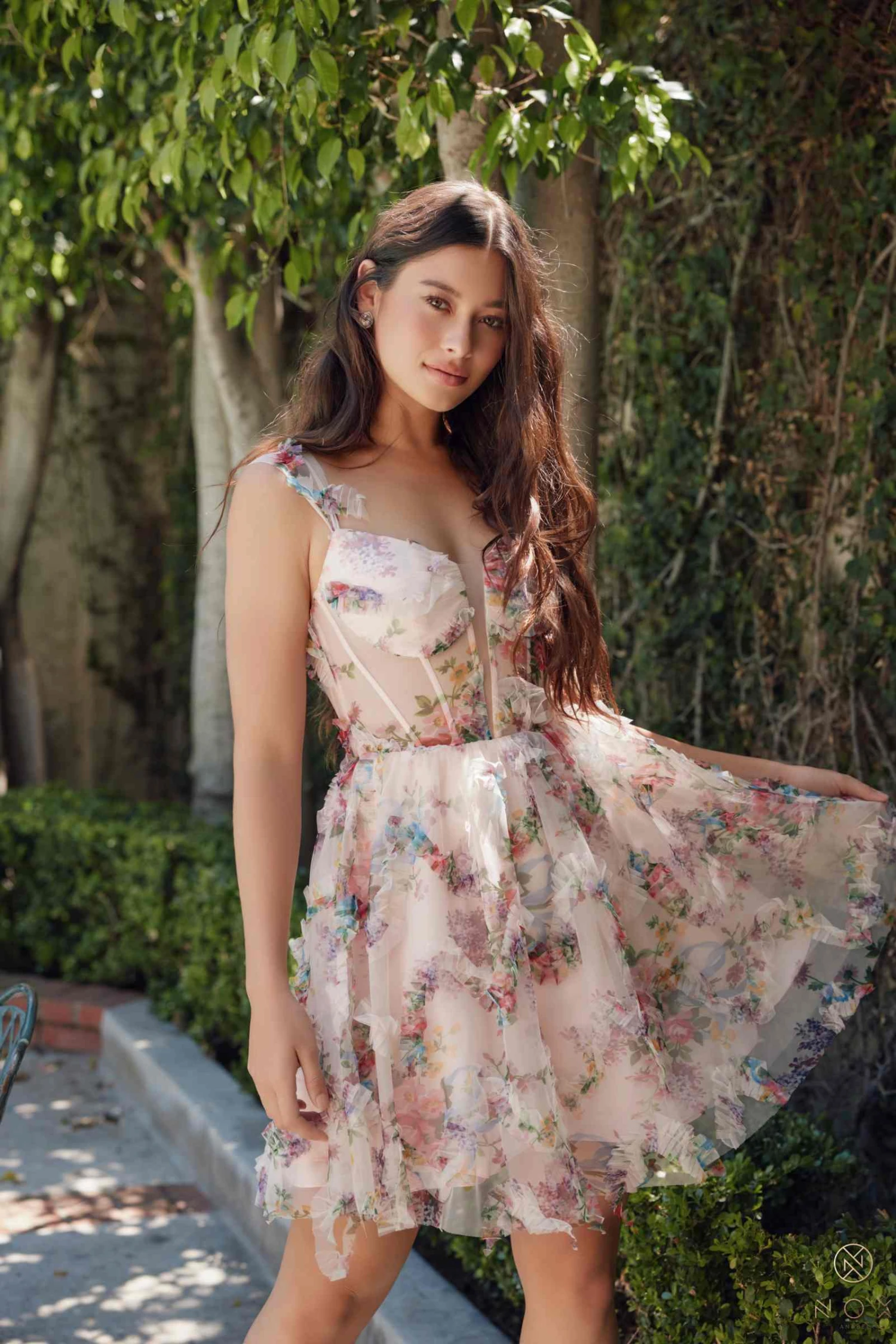 Nox Anabel S849 Dress Floral Print A-Line Party Dress(Nox Anabel S849 Dress Floral Print A Line Party Dress) 9 Nox Anabel S849 Dress Floral Print A-Line Party Dress(Nox Anabel S849 Dress Floral Print A Line Party Dress) - Image 7