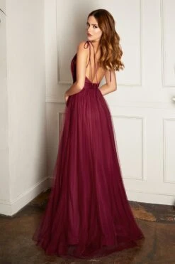 Amoris By Cinderella Divine SE005(Amoris By Cinderella Divine Se005p) 38 Amoris By Cinderella Divine SE005(Amoris By Cinderella Divine Se005p) -Dress Promotion Store SE005P cinderella divine burgundy back