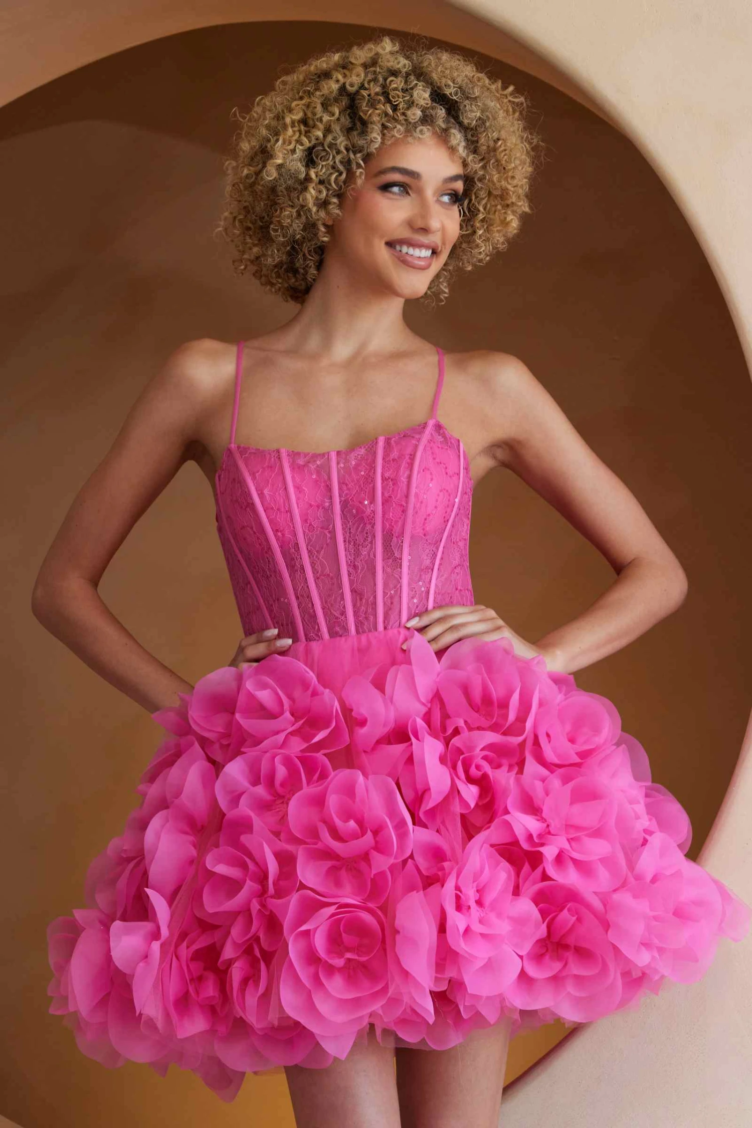 Amelia Couture SU083s Poofy Flower Ruffled A-Line Homecoming Dress(Amelia Couture Su083s Poofy Flower Ruffled A Line Homecoming Dress) 3 Amelia Couture SU083s Poofy Flower Ruffled A-Line Homecoming Dress(Amelia Couture Su083s Poofy Flower Ruffled A Line Homecoming Dress)