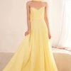 Ladivine Amoris T703 Dress Strapless A-Line Bridesmaid Gown(Ladivine Amoris T703 Dress Strapless A Line Bridesmaid Gown) -Dress Promotion Store T703 LT Yellow 2 c35c86d5 f5ac 4164 b3e3 3f2dba21b253