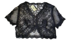 Short Sleeve Black Bolero Top(Short Sleeve Black Bolero Top) 11 Short Sleeve Black Bolero Top(Short Sleeve Black Bolero Top) -Dress Promotion Store TN706 black