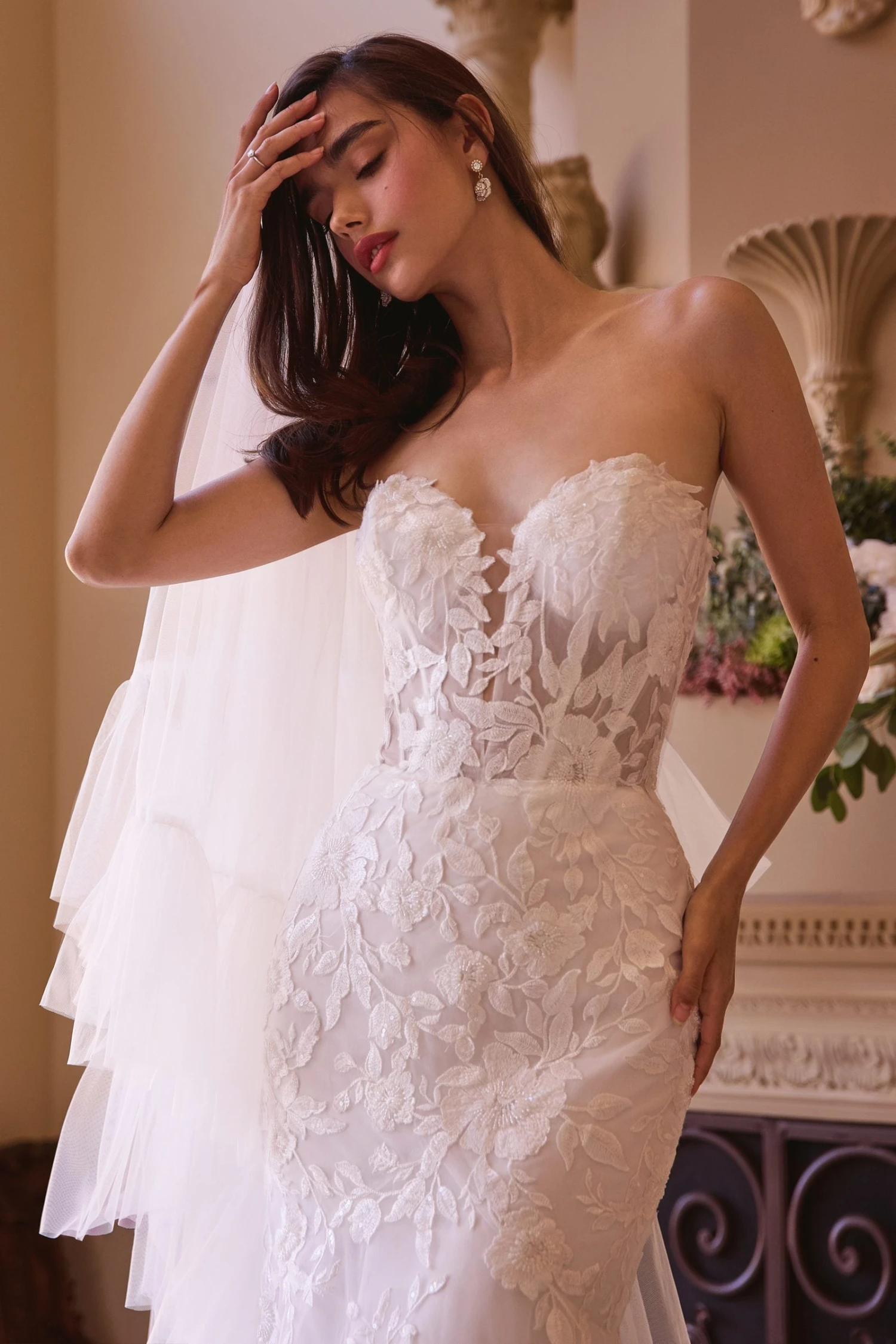 Andrea & Leo WL033 Dress Strapless Mermaid Bridal Gown & Sleeves(Andrea Leo Wl033 Dress Strapless Mermaid Bridal Gown Sleeves) 4 Andrea & Leo WL033 Dress Strapless Mermaid Bridal Gown & Sleeves(Andrea Leo Wl033 Dress Strapless Mermaid Bridal Gown Sleeves) - Image 2