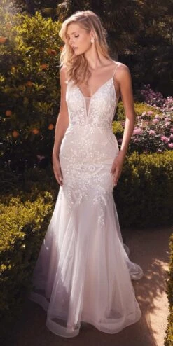 Andrea & Leo A1039W Vika Lace Mermaid Wedding Gown(Vika Lace Mermaid Wedding Gown By Andrea Leo A1039w)