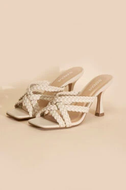 KELLAN-S Double Cross Braided Heels(Kellan S Double Cross Braided Heels)