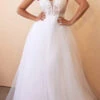 Cinderella Divine CD0195W Layered Tulle A-Line Bridal Gown(Cinderella Divine Cd0195w Layered Tulle A Line Bridal Gown) -Dress Promotion Store cd0195w 2 2