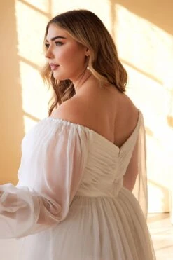 Cinderella Divine CD243WC Sweetheart Sheer Sleeve Chiffon Dress(Cinderella Divine Cd243wc Sweetheart Sheer Sleeve Chiffon Dress) -Dress Promotion Store cd243wc 4 9ea2c6cf cb39 497a 94d9 c56b5bf9223b