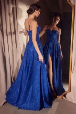 Ladivine Amoris T706 Dress Off The Shoulder Fitted Gown(Ladivine Amoris T706 Dress Off The Shoulder Fitted Gown) -Dress Promotion Store t706 royal back