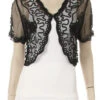 Short Sleeve Black Bolero Top(Short Sleeve Black Bolero Top) 1 Short Sleeve Black Bolero Top(Short Sleeve Black Bolero Top) -Dress Promotion Store yhst 94935736666794 2453 1585054285