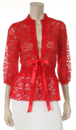 Black Short Sleeve Lace Top V Neck With Bow(Black Short Sleeve Lace Top V Neck With Bow) -Dress Promotion Store yhst 94935736666794 2453 1591903395 8a32b12e 8f03 41fa 81d3 d5ca87606dba