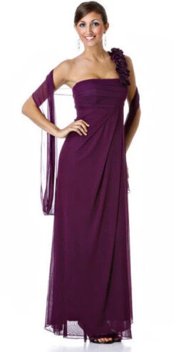 Eureka 1701 Rosette Strapped One Shoulder Long Dress(Rosette Strapped One Shoulder Long Orange Column Dress) -Dress Promotion Store yhst 94935736666794 2454 1033498734 e173af6f 6291 4136 89a3 ace7e73ae605