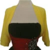Mid Length Yellow Bolero Jacket Stretch Shrug Bridal Wedding Jacket(Mid Length Yellow Bolero Jacket Stretch Shrug Bridal Wedding Jacket) -Dress Promotion Store yhst 94935736666794 2454 1657077848