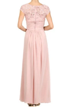 Eureka 2023 Long Lace Bodice Scoop Neck A-Line Dress(Long Lace Bodice Scoop Neck A Line Mocha Formal Dress) -Dress Promotion Store yhst 94935736666794 2454 726162283 41e0e407 6fba 4954 88ac 13160ebc0e10