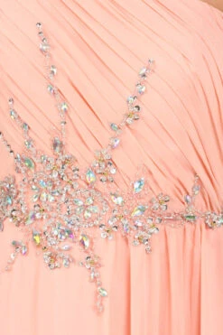 Eureka 2525 One Shoulder Ruched Chiffon Long Dress(One Shoulder Ruched Chiffon Jade Long Prom Dress) -Dress Promotion Store yhst 94935736666794 2454 863856058 e15342c7 b78a 4377 9936 376a0122046b