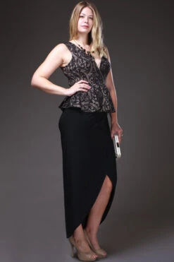 Tea Length Black Gold Semi Formal Peplum Dress V Neck Tank Strap(Tea Length Black Gold Semi Formal Peplum Dress V Neck Tank Strap) 9 Tea Length Black Gold Semi Formal Peplum Dress V Neck Tank Strap(Tea Length Black Gold Semi Formal Peplum Dress V Neck Tank Strap) -Dress Promotion Store yhst 94935736666794 2455 631648152