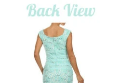 Eureka 2052 Two Tone Overlay Short Lace Dress Wide Strap(Two Tone Navy Blue Gold Overlay Short Lace Dress Wide Strap) -Dress Promotion Store yhst 94935736666794 2455 650008586 129d5538 a4d6 4474 9566 c43fee7602ad