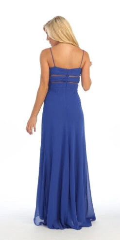 Celavie 3007 Chiffon High Low Dress Spaghetti Straps(Chiffon High Low Royal Blue Dress Spaghetti Straps Peek A Boo Slits) 10 Celavie 3007 Chiffon High Low Dress Spaghetti Straps(Chiffon High Low Royal Blue Dress Spaghetti Straps Peek A Boo Slits) -Dress Promotion Store yhst 94935736666794 2457 1253657230 4d965b8b 574f 492c 9d6d 70ba60c4e3c9
