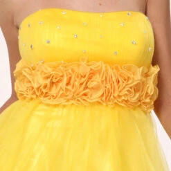 CLEARANCE - Cinderella Divine 414 Short A-Line Tulle Dress (Size 6)(Purple Homecoming Dress Short A Line Tulle Skirt Strapless Flower) -Dress Promotion Store yhst 94935736666794 2457 1420026382 bbedf4a6 e780 432a 8d74 adeefb00f308