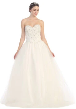 Eureka 3026 Long Studded Corset Bodice Cotillion Ball Gown(Long Studded Corset Bodice Blush Cotillion Ball Gown) -Dress Promotion Store yhst 94935736666794 2457 1638983393