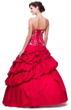 CLEARANCE - Juliet 302 Poofy Taffeta A-Line Strapless Embroidered Bodice Quinceanera Dress(Poofy Taffeta Red Quinceanera Dress A Line Strapless Embroidery) -Dress Promotion Store yhst 94935736666794 2458 432269585 932fe134 3146 4a3a a516 f3cde18db2a3
